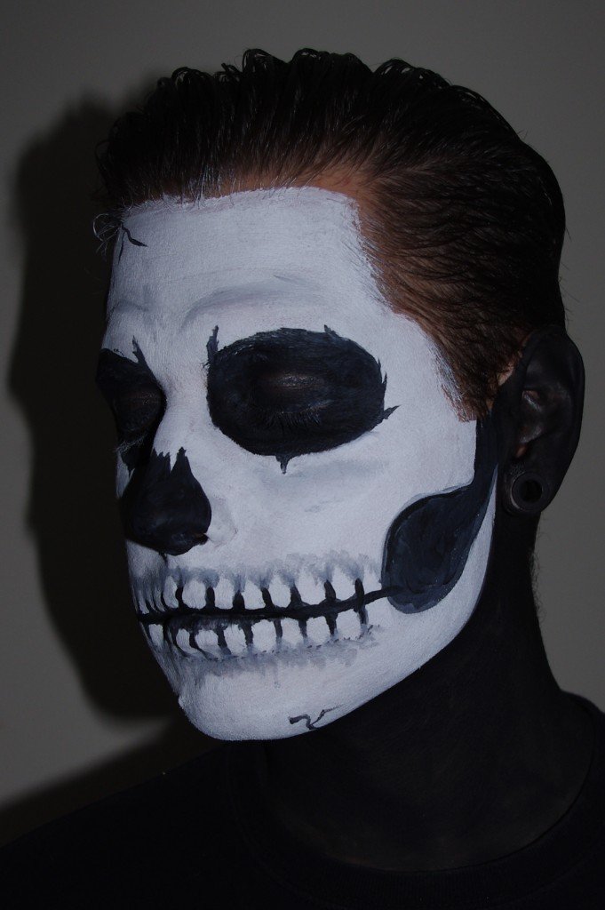 Halloween Skull Face Paint 