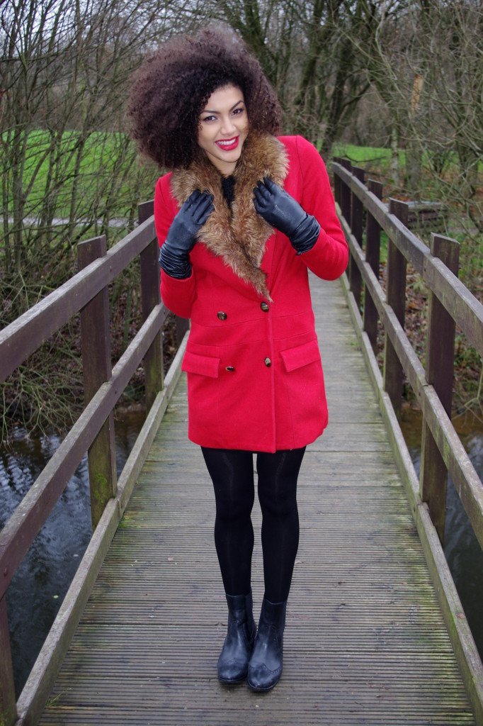 Samio Olowu red coat