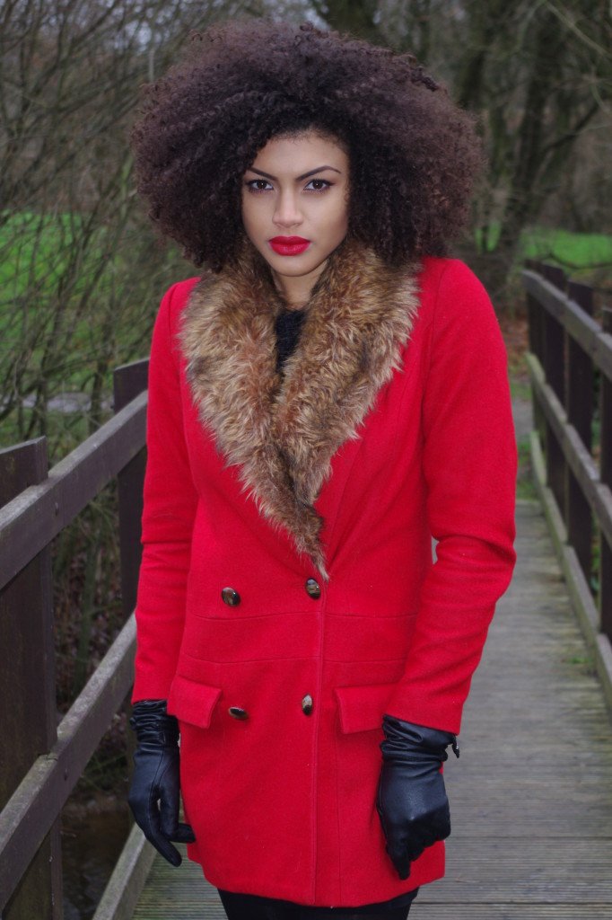 Samio Red Asos Coat
