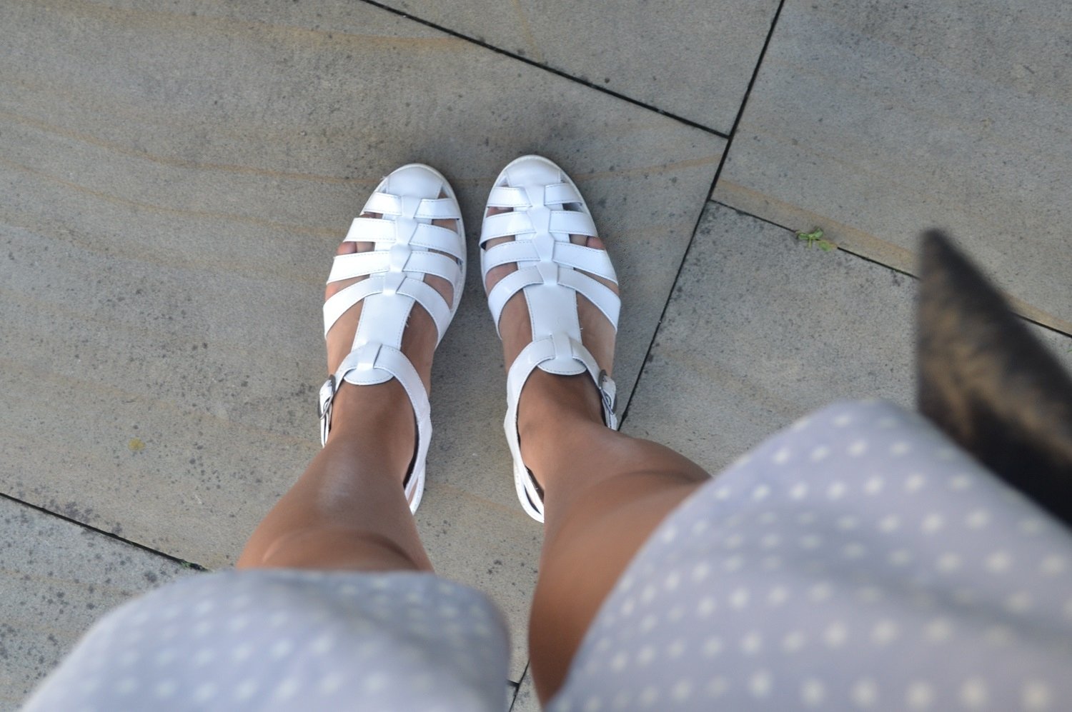 River Island WHITE STRAPPY GLADIATOR SANDALS