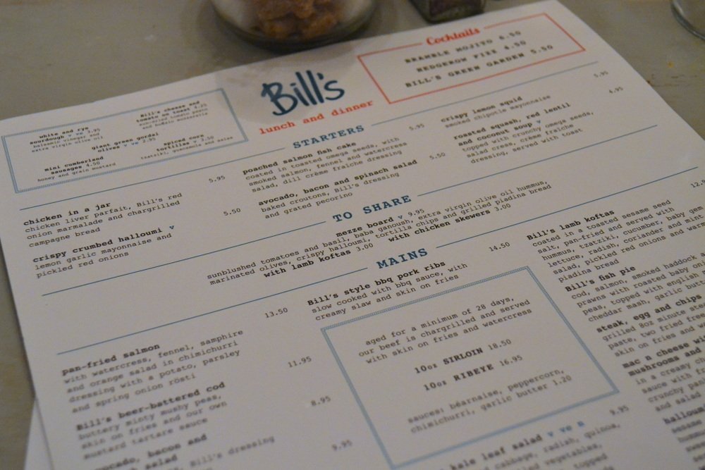 Bill's Restaurant review