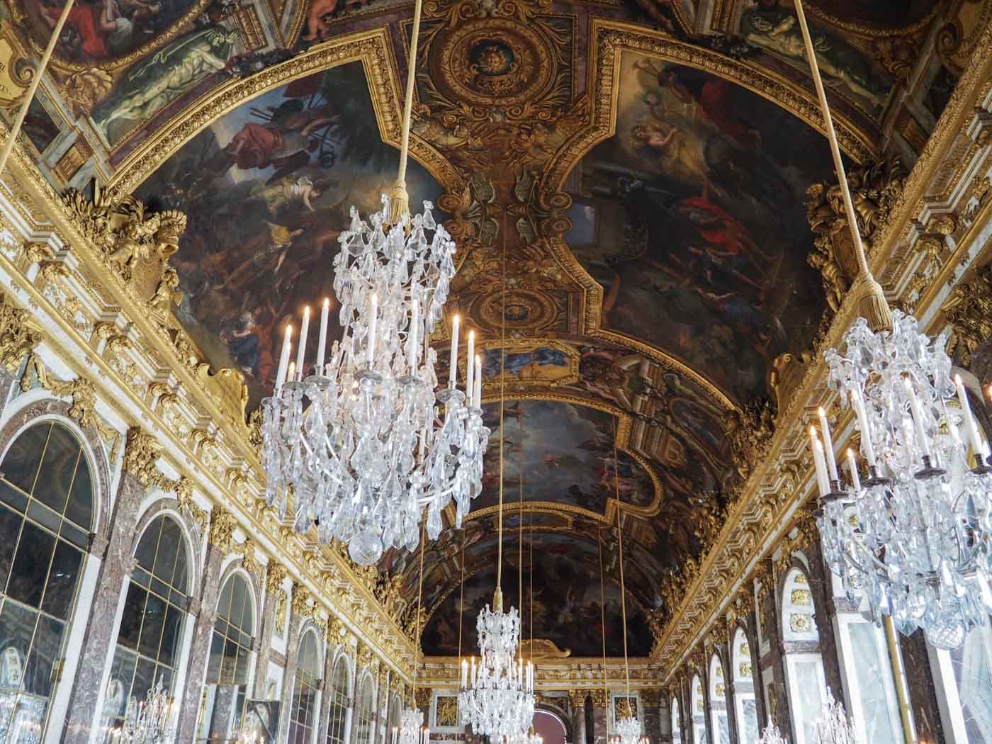 Palace of versailles hall of mirrors
