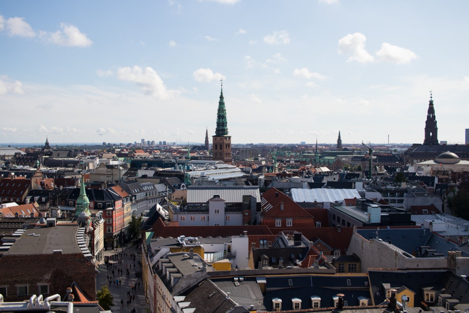 View of Copenhagen Denmark