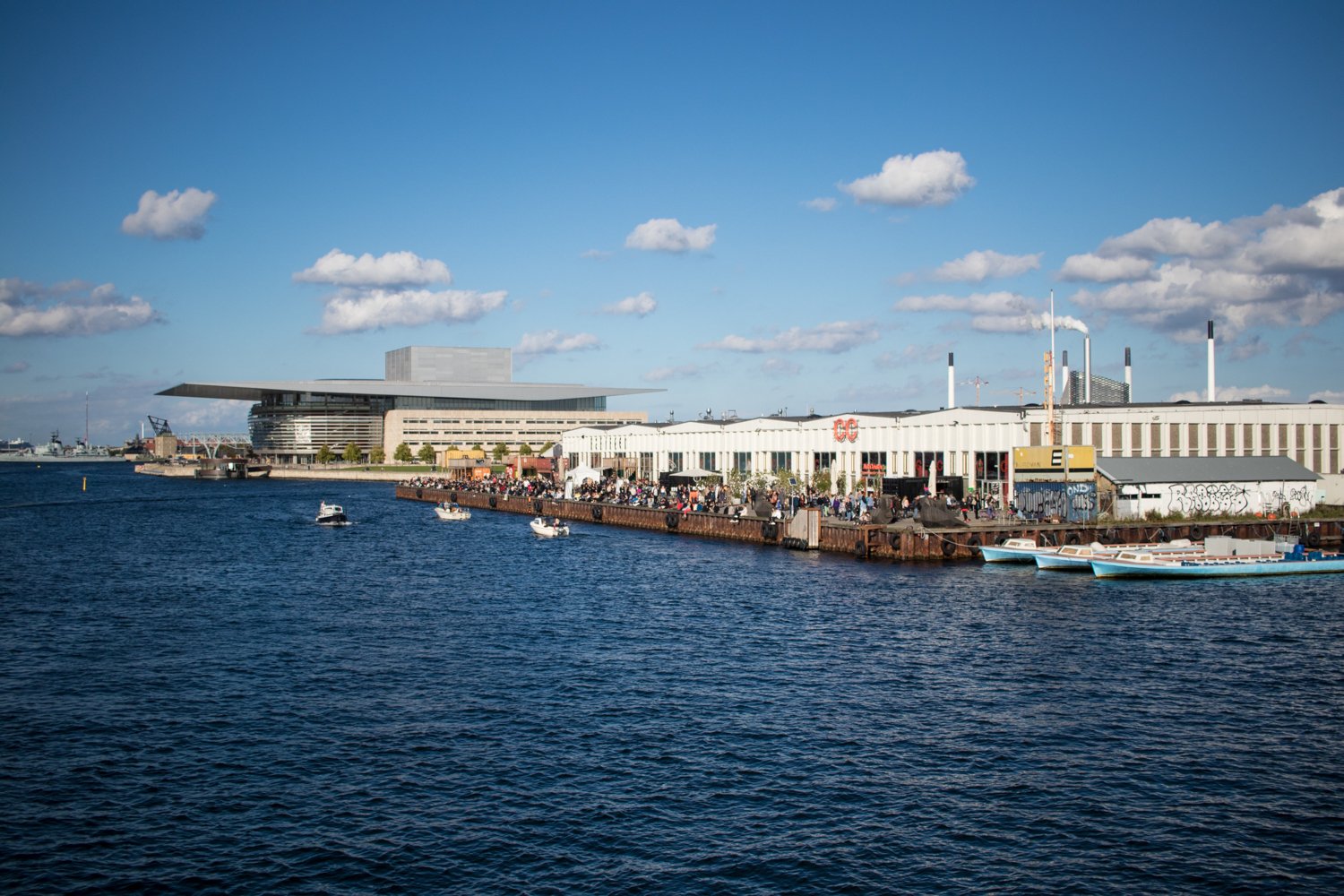 View of Papirøen Paper Island Copenhagen