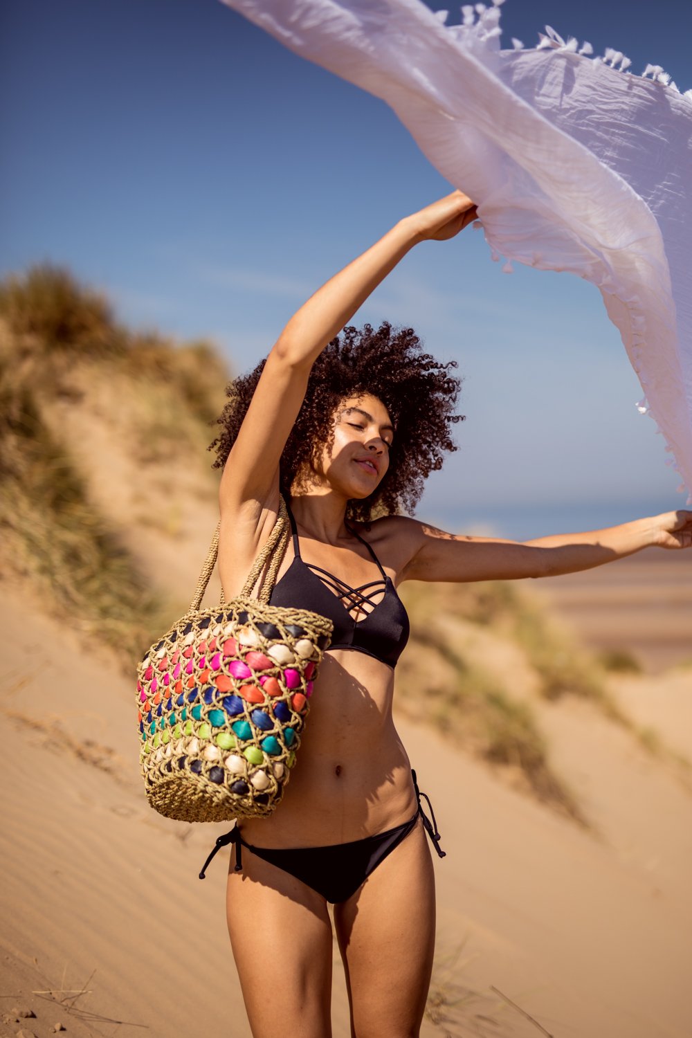 Beach Summer Black Bikini Outfit