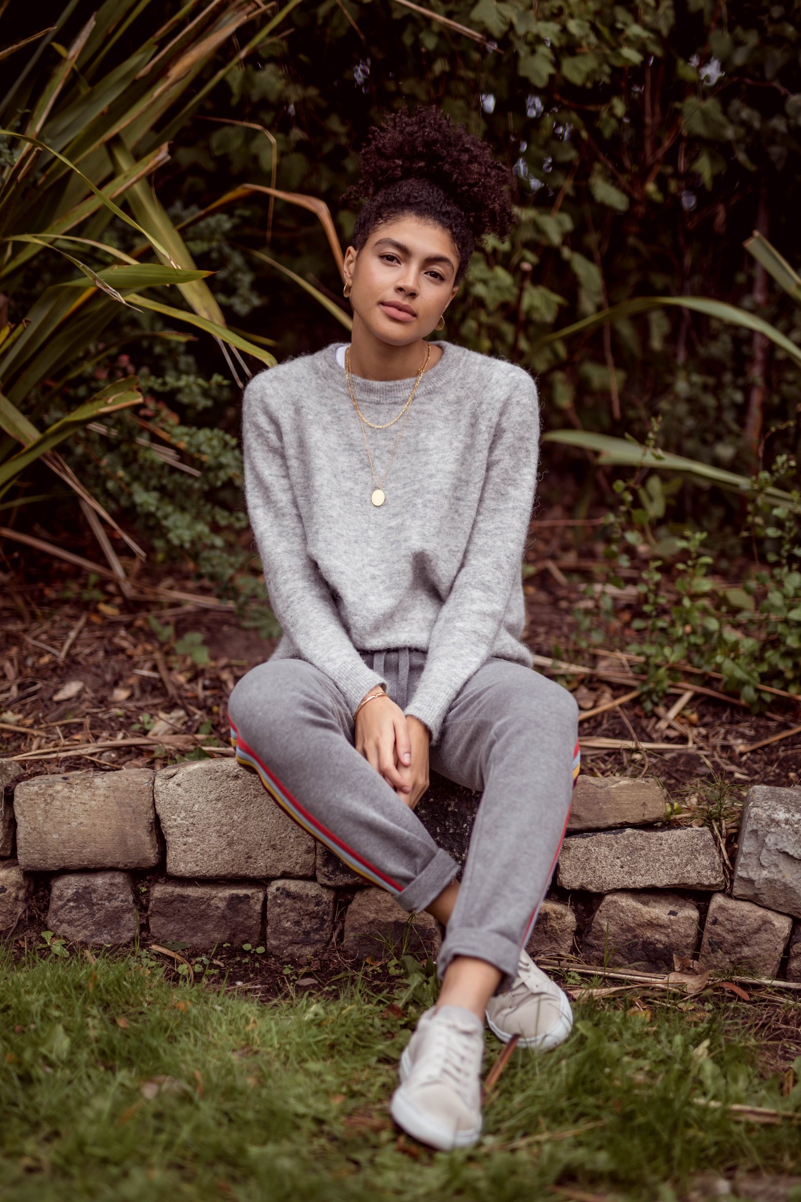 Samio Hush Clothing Grey Sweat Pants and Nana Jumper