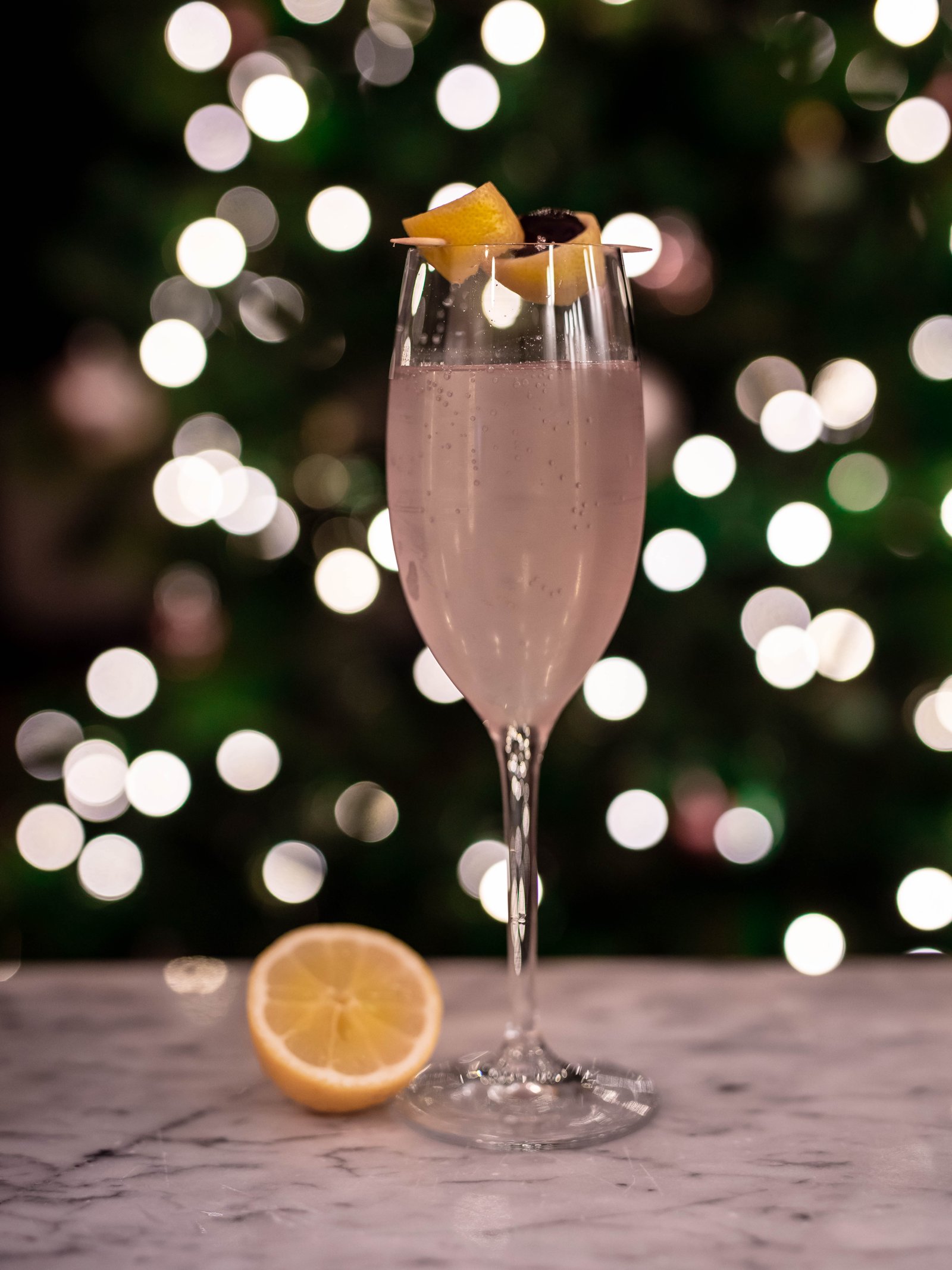 BOE VIOLET GIN French 75 Scottish 75 cocktail recipe