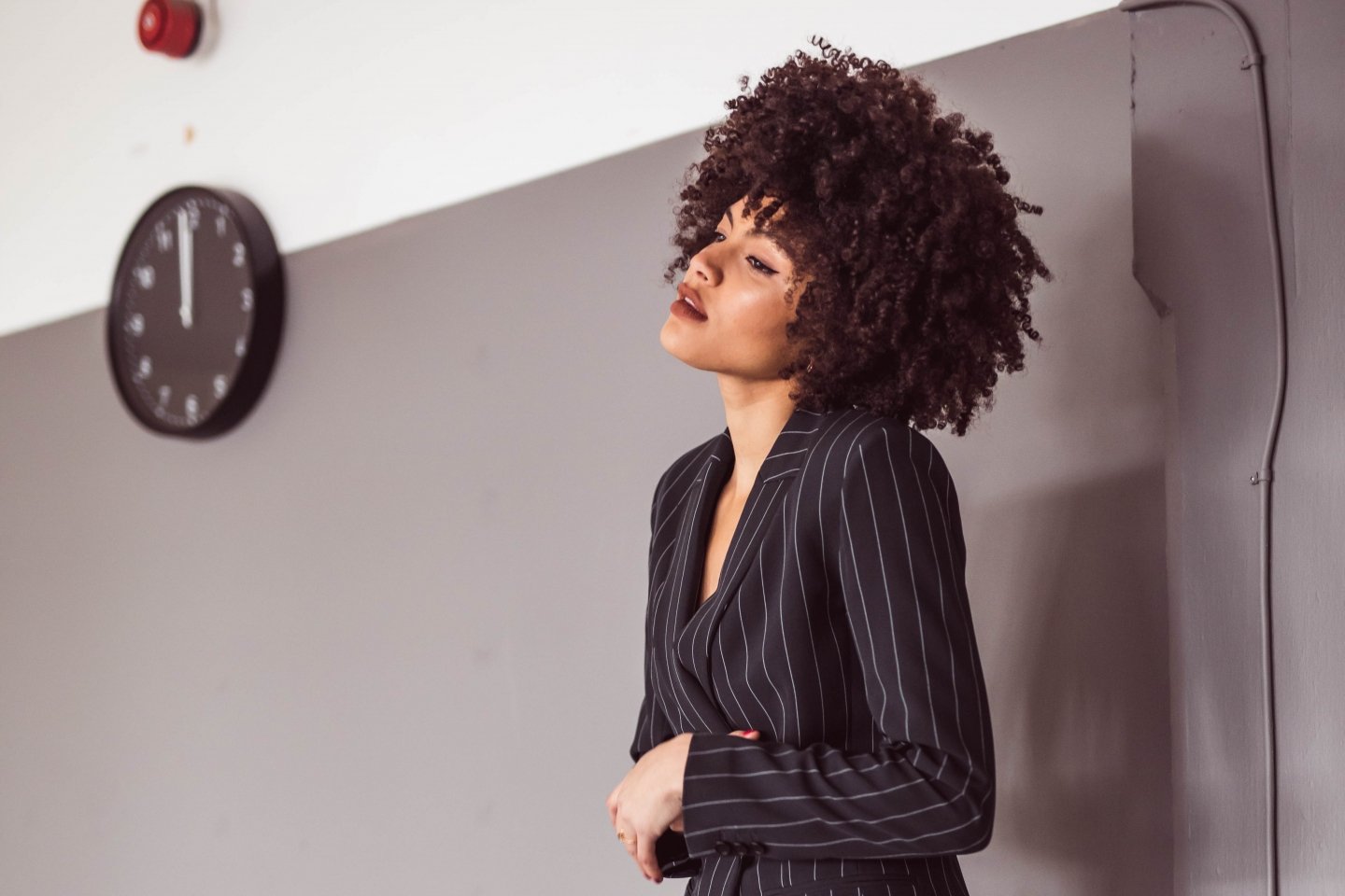 Samio Manchester blogger afro curly hair